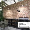 Professzionális, 20W-os, fekete LED reflektor, IP65 védelemmel, természetes fehér