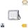 Professzionális, 20W-os, fekete LED reflektor, IP65 védelemmel, meleg fehér