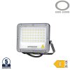 Professzionális, 30W-os, fekete LED reflektor, IP65 védelemmel, hideg fehér