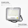 Professzionális, 30W-os, fekete LED reflektor, IP65 védelemmel, természetes fehér