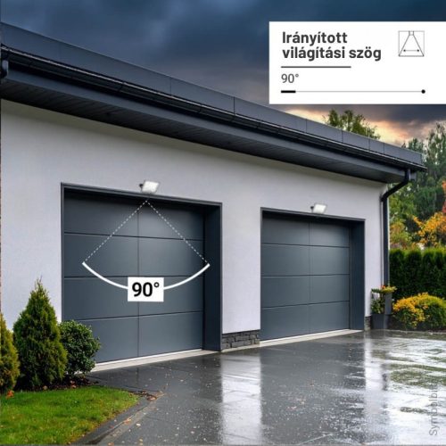 Professzionális, 50W-os, fekete LED reflektor, IP65 védelemmel, hideg fehér