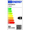 Professzionális, 50W-os, fekete LED reflektor, IP65 védelemmel, hideg fehér