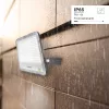 Professzionális, Ipari 150W-os, fekete LED reflektor, IP65 védelemmel, hideg fehér