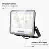 Professzionális, Ipari 200W-os, fekete LED reflektor, IP65 védelemmel, hideg fehér