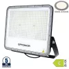 Professzionális, Ipari 300W-os, fekete LED reflektor, IP65 védelemmel, természetes fehér