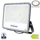 Professzionális, Ipari 300W-os, fekete LED reflektor, IP65 védelemmel, természetes fehér