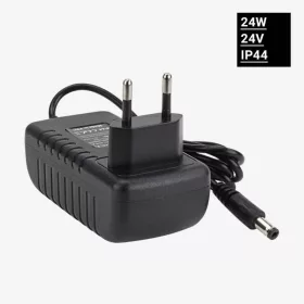 24W-os 24V-os IP44 vízálló konnektorba dugható LED tápegység