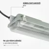 Optonica por- és páramentes lámpatest 2 db 60 cm-es LED fénycsőhöz (üres ház)