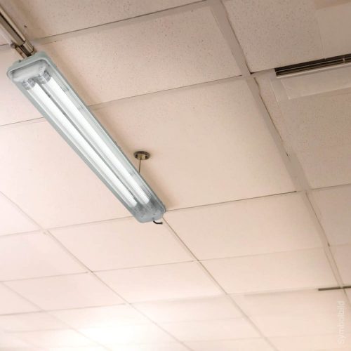 Optonica por- és páramentes lámpatest 2 db 60 cm-es LED fénycsőhöz (üres ház)