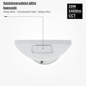   120cm Pultvilágító Lámpa Állítható Színhőmérséklettel (CCT) 40W 4800lm IP20