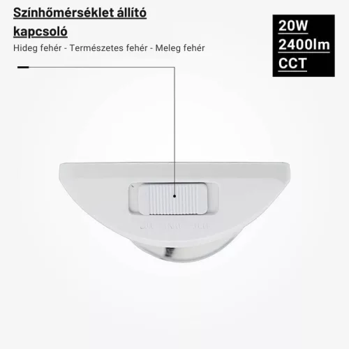 150cm Pultvilágító Lámpa Állítható Színhőmérséklettel (CCT) 45W 5400lm IP20