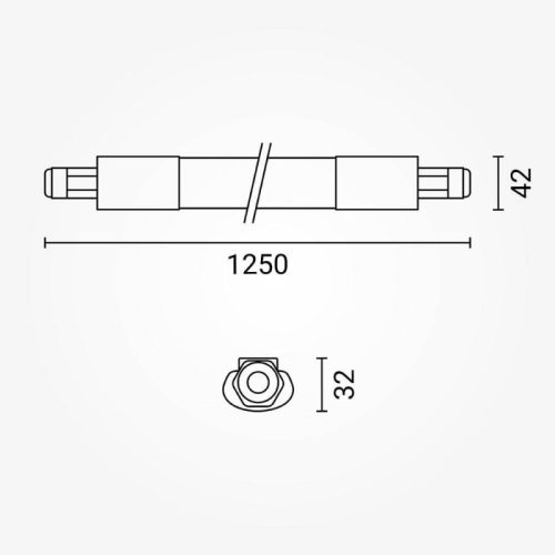 Por-és páramentes LED lámpatest 120cm 40W 4000K 5200lm sorolható