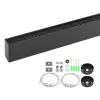 Honeycomb Lineáris LED Lámpatest – 38W, 3600 lm, CCT Színváltós, Fekete
