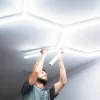 44 cm-es LED fénysáv elem egyedi hexagon design világítás építéséhez