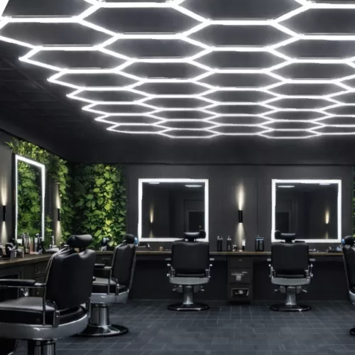 44 cm-es LED fénysáv elem egyedi hexagon design világítás építéséhez