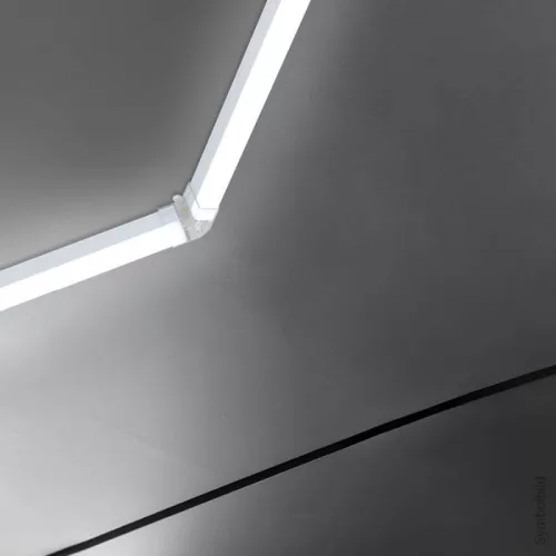 294W-os, nagy méretű hatszögletű (méhsejt) LED lámpa rács