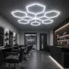 Optonica 16824 nagyméretű professzionális 306W-os LED Hexagon méhsejt világítási rendszer 6000K hideg fénnyel