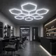Optonica 16824 nagyméretű professzionális 306W-os LED Hexagon méhsejt világítási rendszer 6000K hideg fénnyel