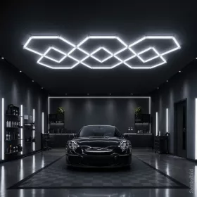 professzionális 428W-os LED Hexagon méhsejt világítási rendszer 6000K hideg fénnyel
