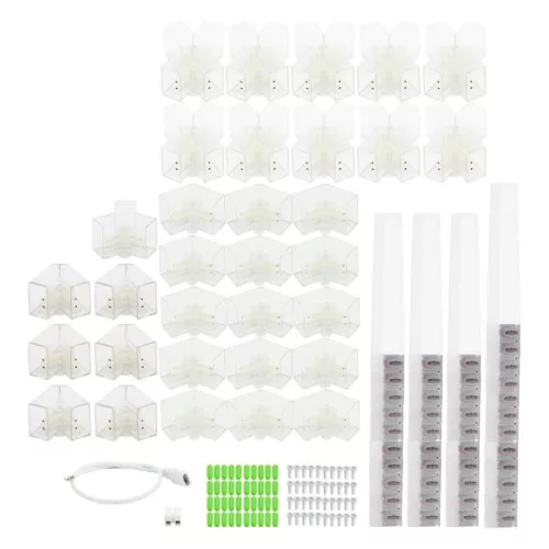professzionális 428W-os LED Hexagon méhsejt világítási rendszer 6000K hideg fénnyel