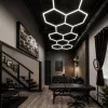 259W Hexagon hatszögletű LED dizájn lámpa szett választható színhőmérséklettel, 8 db hatszögből