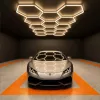 456W Hexagon hatszögletű LED dizájn lámpa szett választható színhőmérséklettel, 14 db hatszögből