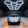 456W Hexagon hatszögletű LED dizájn lámpa szett választható színhőmérséklettel, 14 db hatszögből