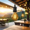 Klasszikus normál körte formájú A60 aranysárga üvegű vintage dekorációs LED izzó E27 foglalattal és erős 700 lumenes extra meleg fehér fénnyel