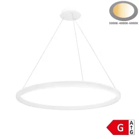 CCT Dimmelhető LED gyűrűs függőlámpa fehér 30W Ø50cm