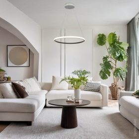 CCT Dimmelhető LED gyűrűs függőlámpa fehér 30W Ø50cm