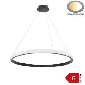 CCT Dimmelhető LED gyűrűs függőlámpa fehér 30W Ø50cm