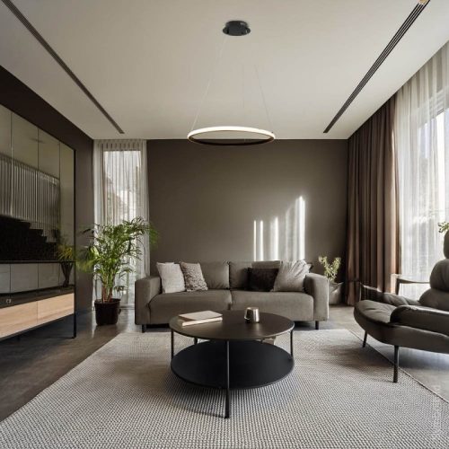 CCT Dimmelhető LED gyűrűs függőlámpa fehér 30W Ø50cm