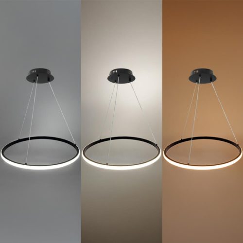 CCT Dimmelhető LED gyűrűs függőlámpa fehér 30W Ø50cm