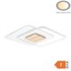 60W Square WOOD LED CCT mennyezeti lámpa távirányítóval, dimmelhető