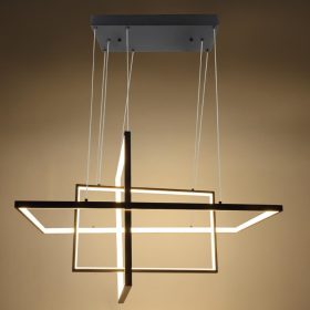 LED függőlámpa csoport 3 gyűrűvel 70W meleg fehér