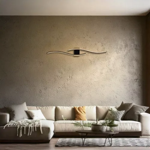 Modern LED dizájn fali lámpa 100cm - Meleg fehér