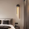 Fekete LED dizájn fali lámpa 55 cm – meleg fehér fény – modern stílus