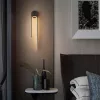 Fekete LED dizájn fali lámpa 55 cm – meleg fehér fény – modern stílus