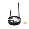 Fekete LED dizájn fali lámpa 55 cm – meleg fehér fény – modern stílus
