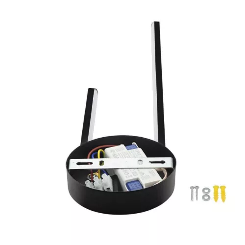 Fekete LED dizájn fali lámpa 55 cm – meleg fehér fény – modern stílus
