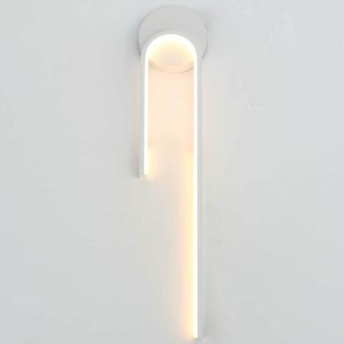 Fehér LED dizájn fali lámpa 55 cm – meleg fehér fény – letisztult stílus