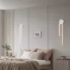 Fehér LED dizájn fali lámpa 55 cm – meleg fehér fény – letisztult stílus