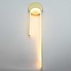 Arany LED dizájn fali lámpa 55 cm – meleg fehér fény – elegáns stílus