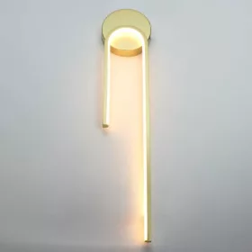 Arany LED dizájn fali lámpa 55 cm – meleg fehér fény – elegáns stílus
