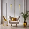 Elegáns arany LED fali lámpa – 55 cm – melegfehér világítás