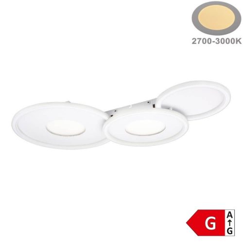 106W-os LED mennyezeti lámpa 100cm–Meleg fehér