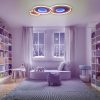 106W-os LED mennyezeti lámpa 100cm–Meleg fehér