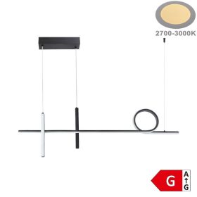 LED dizájn függőlámpa 98cm 24W Meleg fehér