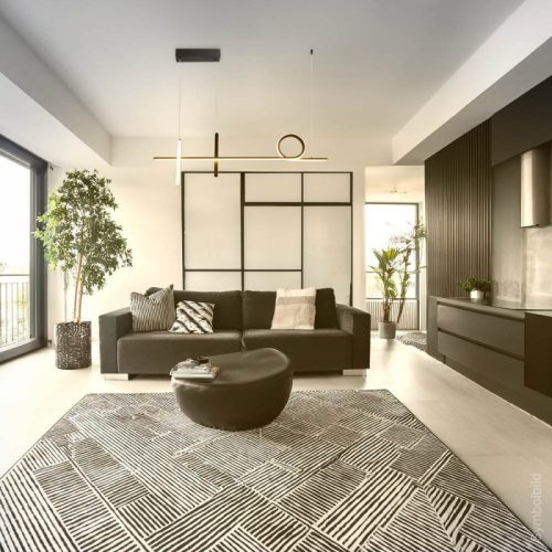 LED dizájn függőlámpa 98cm 24W Meleg fehér