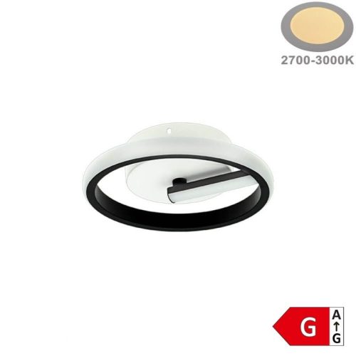 7W LED dizájn mennyezeti lámpa meleg fehér